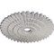 Ekena Millwork Eryn Ceiling Medallion (Fits Canopies up to 4"), 24 3/4"OD x 3 1/4"ID x 1 7/8"P, Ultra Pure White CM24ENUWF - alternate 3